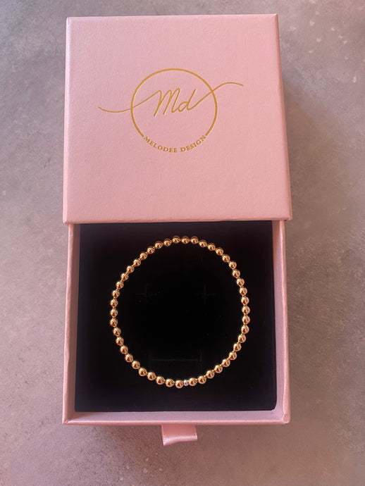 Gold Filled Beaded Bracelet