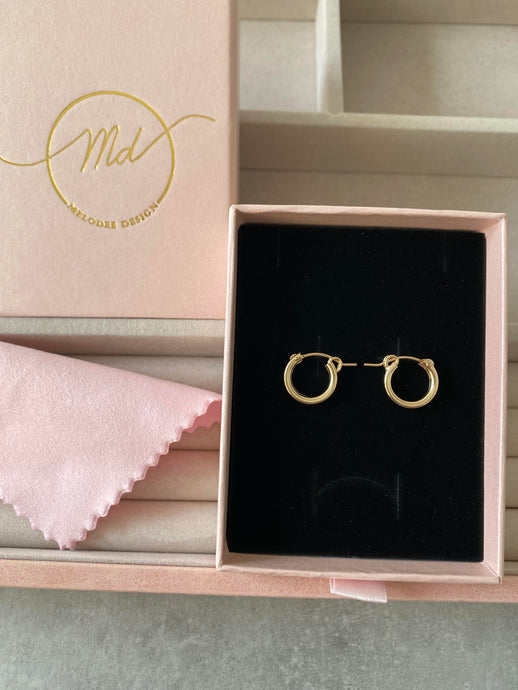 13mm  Hoop Gold